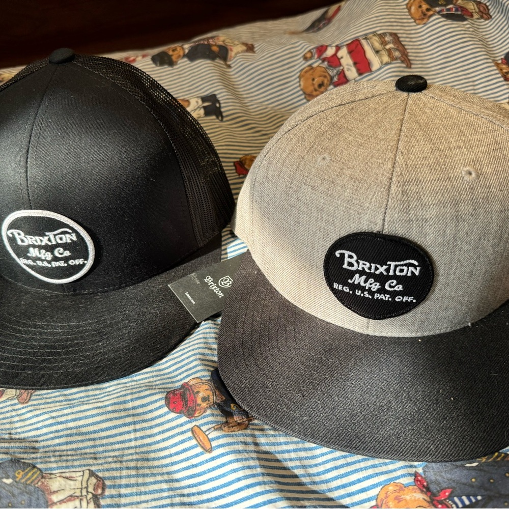Brixton Snap Back Hats Bundle 2for1 NEW